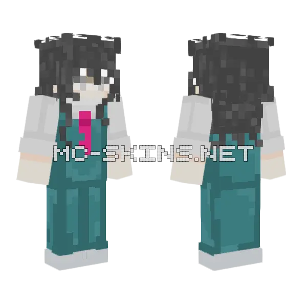 My OC Wedding Ver Minecraft skin, front and back