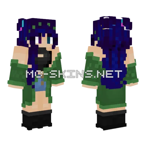 My Old Persona Minecraft skin, front and back