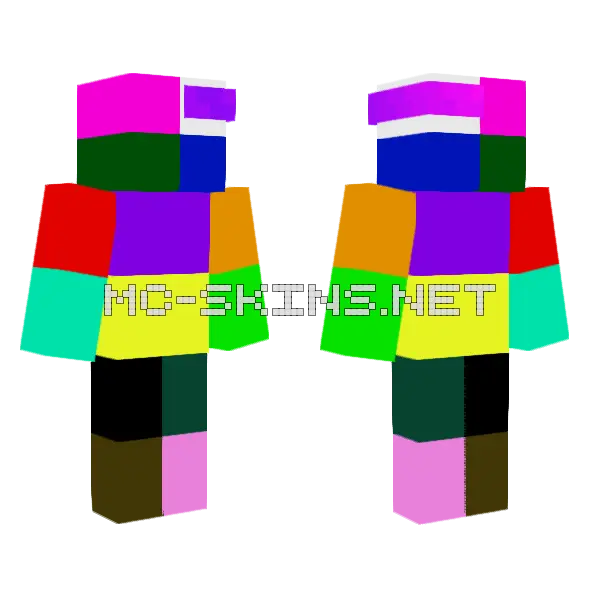 My Part Collab Skin Minecraft skin, front and back