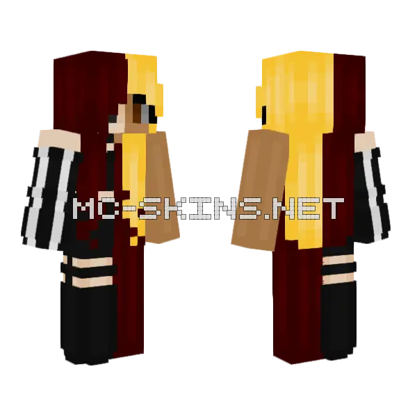 My Persona Minecraft skin, front and back