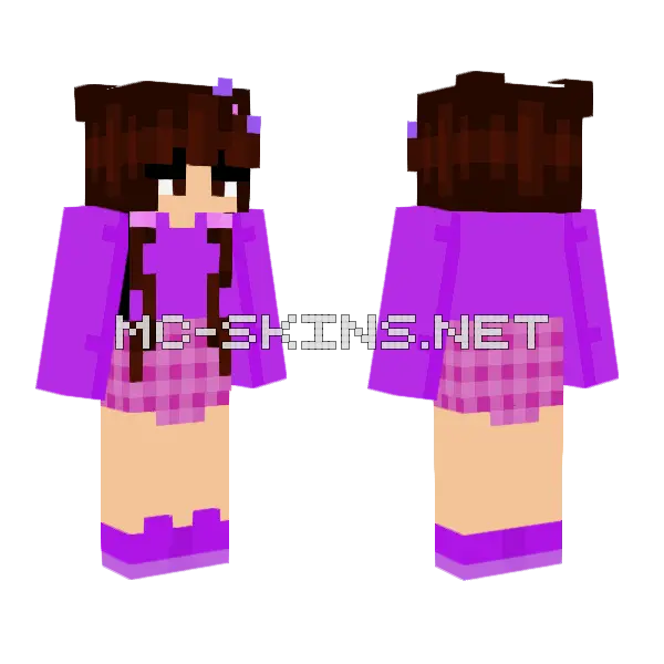 My Personal Minecraft skin, front and back