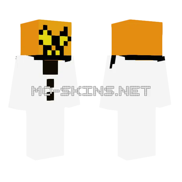 My Pet Mutant Snow Golem, front and back