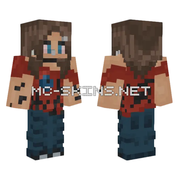 My Skin The Cure Minecraft skin, front and back