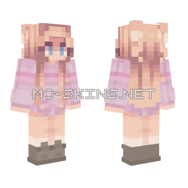 My Skin With Boots Minecraft skin, front and back