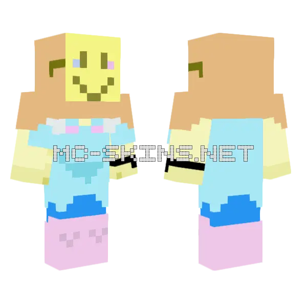 My Skinn Reworked Minecraft skin, front and back