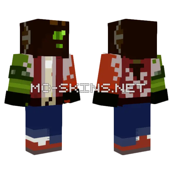My Sona Horay Minecraft skin, front and back