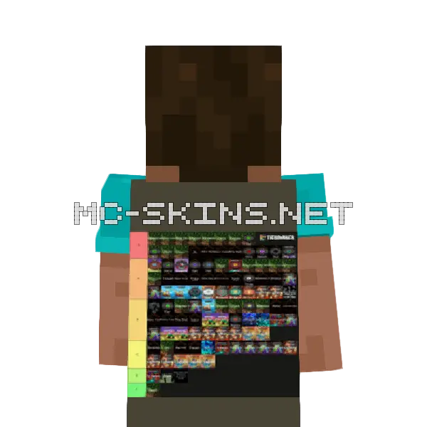 my tier list cape, outside and lining