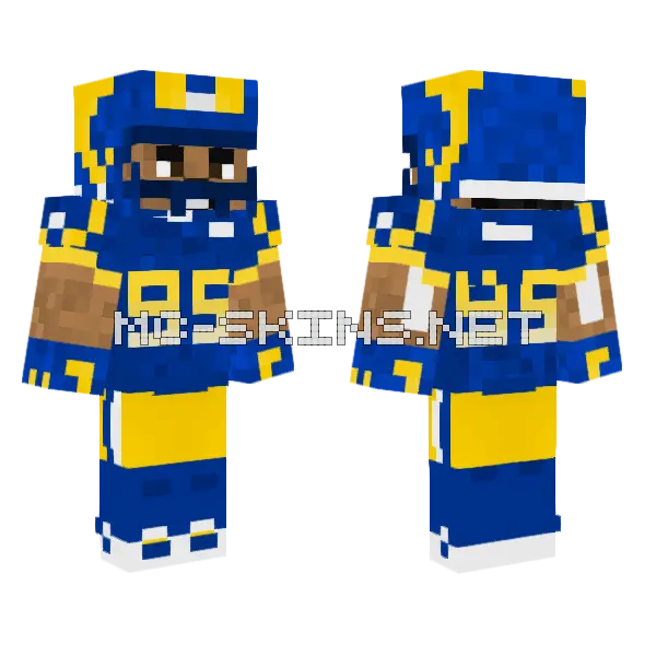 Myles Garrett Football Skin Minecraft skin, front and back