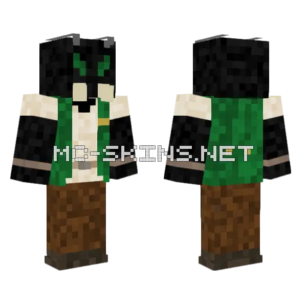 Myrian Npc2 Minecraft skin, front and back