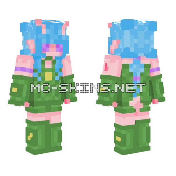 Myrilia Luranae Elyndar Minecraft skin, front and back