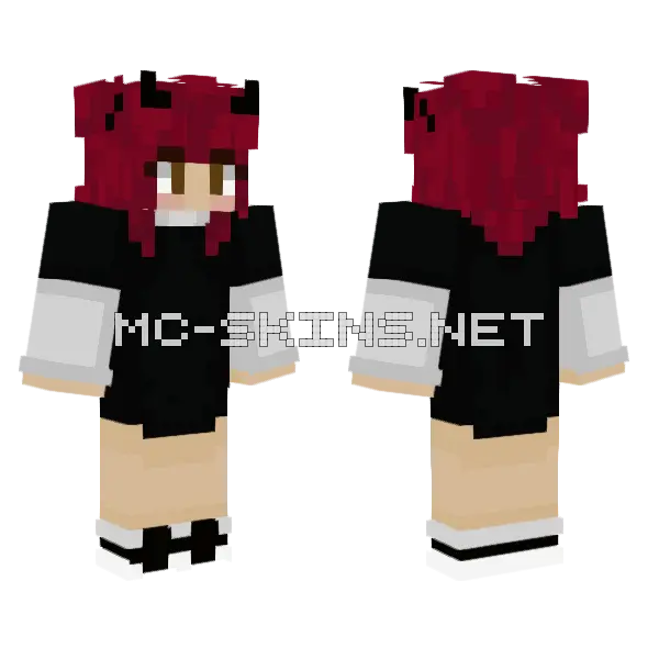 Myself Lol Minecraft skin, front and back