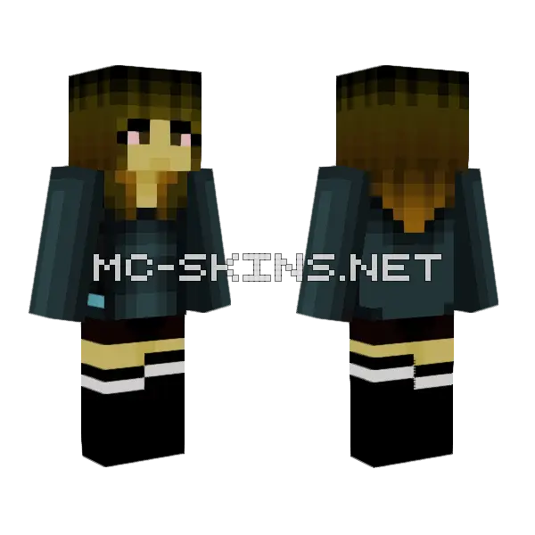 Myself Updated Minecraft skin, front and back