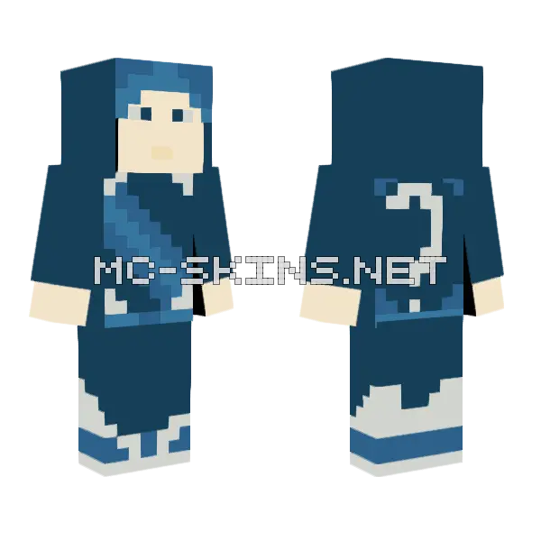 Mystery Of The Night Minecraft skin, front and back