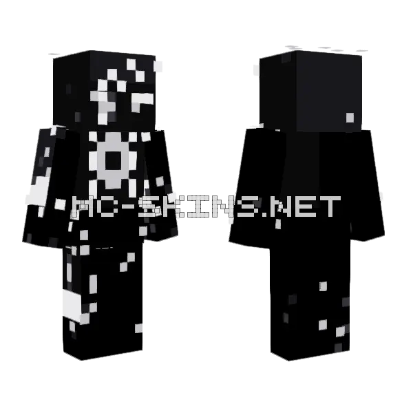 Mystery Skin Minecraft skin, front and back