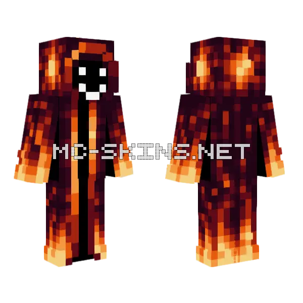 Mystery Wizzerd Minecraft skin, front and back