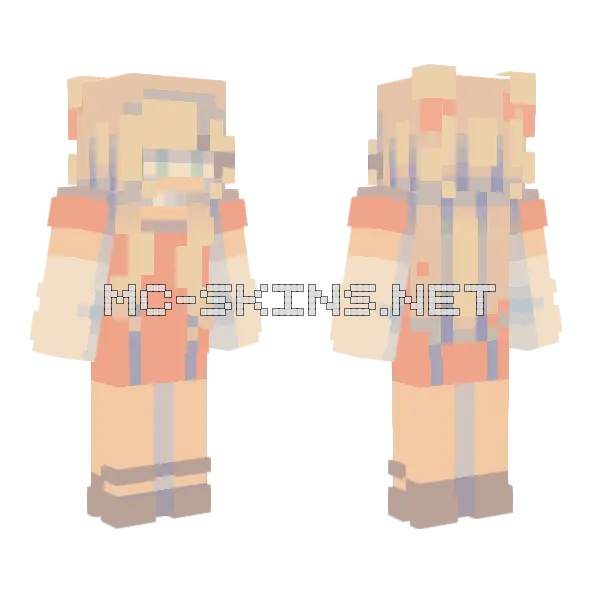Mystical Magical Minecraft skin, front and back
