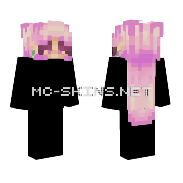 Mythical Hb Minecraft skin, front and back