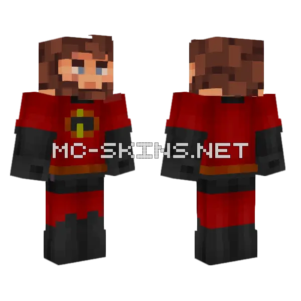 Mythicalsausage Mcc Team Green Geckos Minecraft skin, front and back