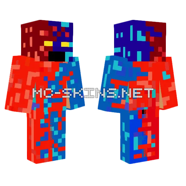 Myysterio Minecraft skin, front and back