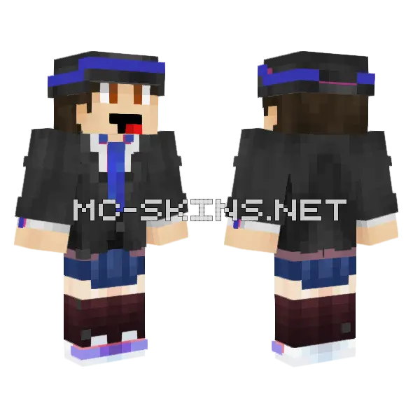 Nadwe Exe Minecraft skin, front and back