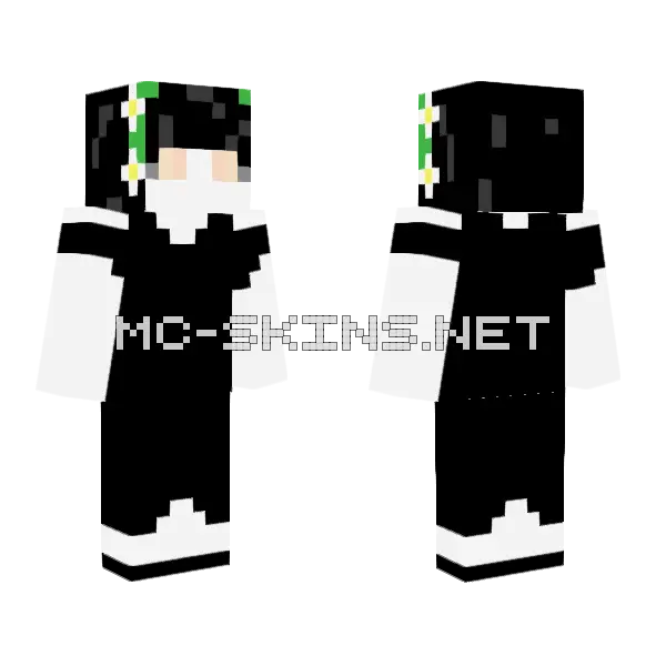 Nam Minecraft skin, front and back