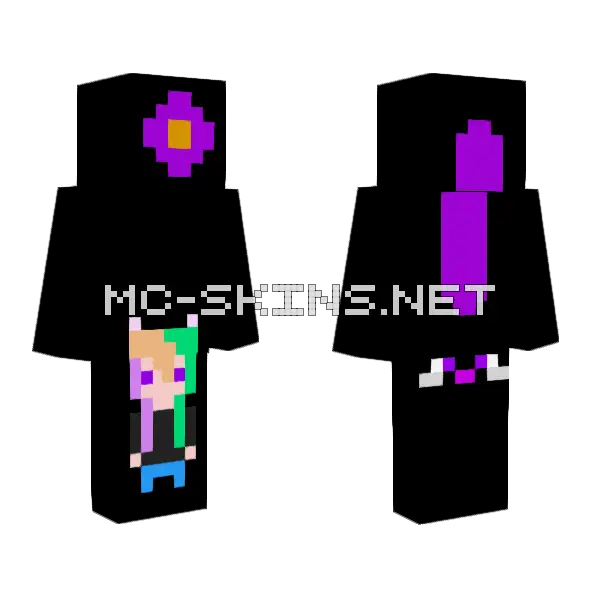 Name Change Minecraft skin, front and back