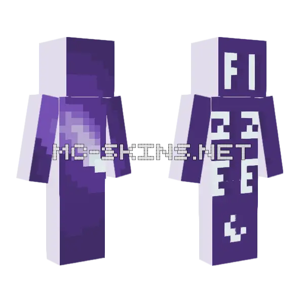 Name The Stars Contest Minecraft skin, front and back