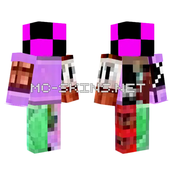 Nan Minecraft skin, front and back