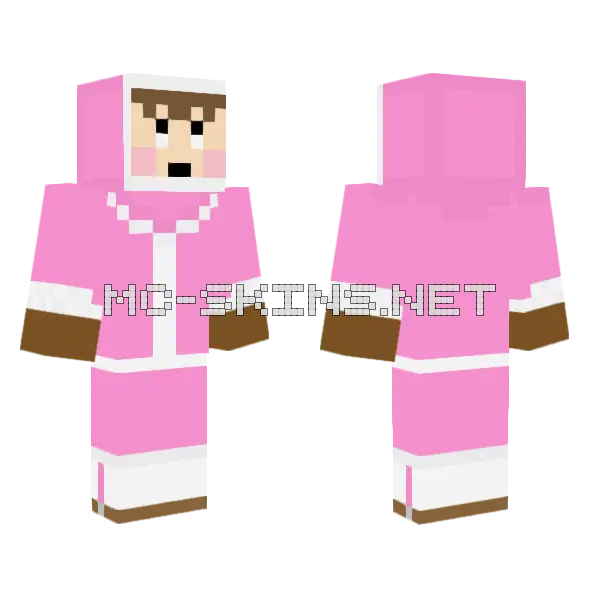 Nana Ice Climbers Minecraft skin, front and back