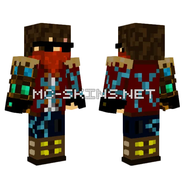 Nanwnan Boy Minecraft skin, front and back