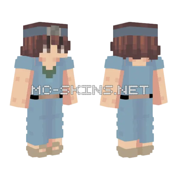 Naruto Blooms Minecraft skin, front and back