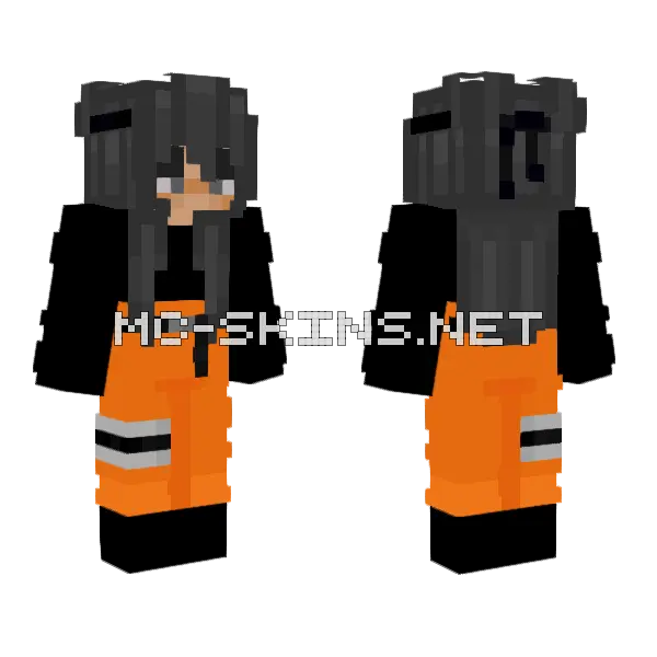 Naruto Skin Minecraft skin, front and back