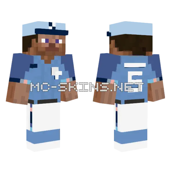 Nationals City Connect 25 Minecraft skin, front and back