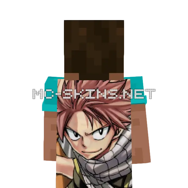 Natsu Dragneel cape, outside and lining
