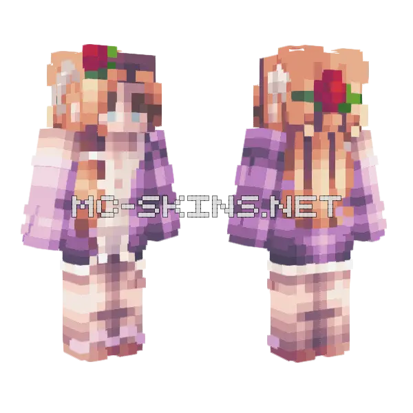 Natural Sunshiner Minecraft skin, front and back