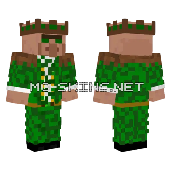 Nature Joe 3 Minecraft skin, front and back