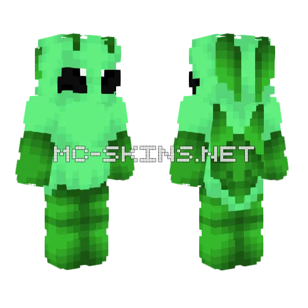 Nature Moth Minecraft skin, front and back