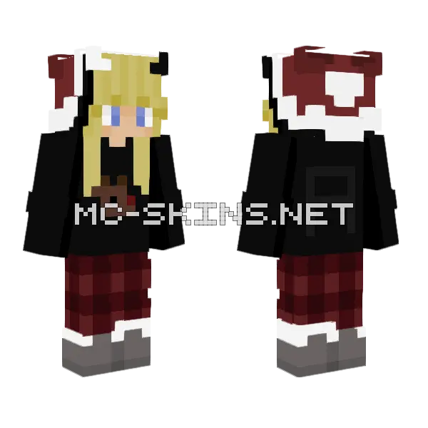 Navida Minecraft skin, front and back