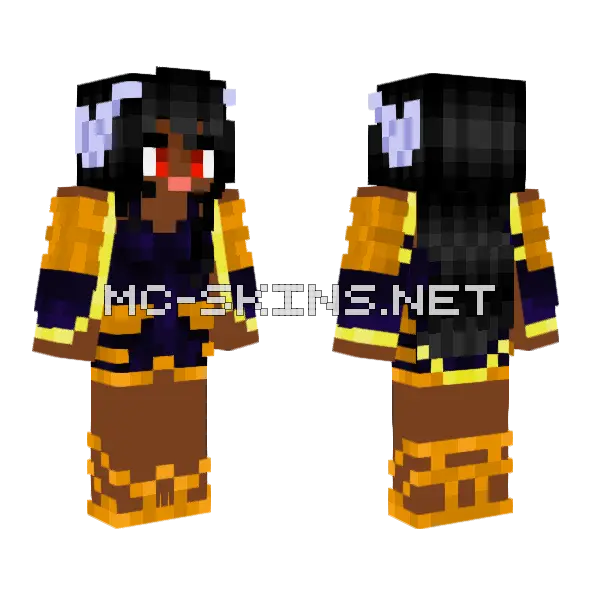 Nazerbaoth Minecraft skin, front and back