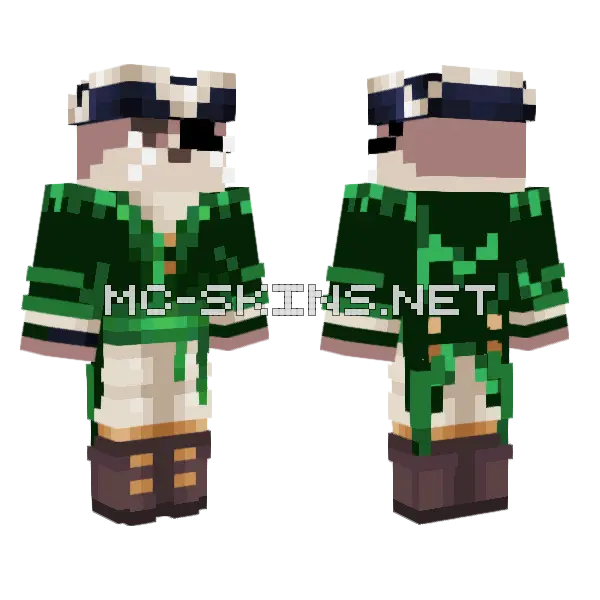 Nebesky In A Suit Minecraft skin, front and back