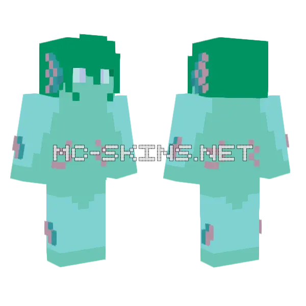Nebula Skin Minecraft skin, front and back