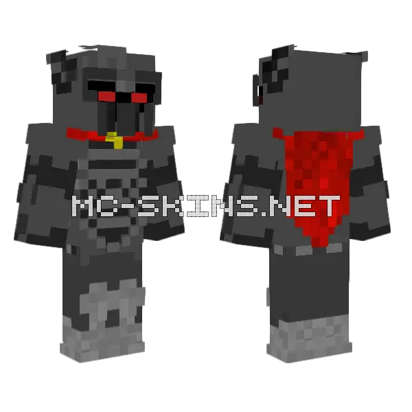 Necro Monster Minecraft skin, front and back