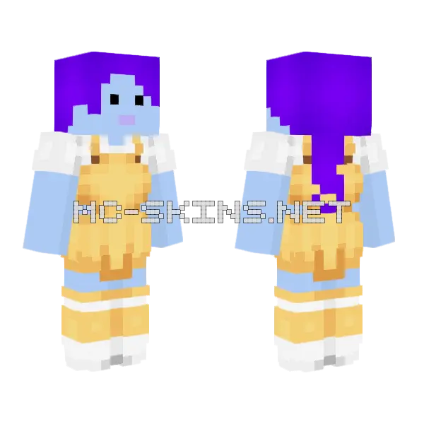 Neelie Chill Minecraft skin, front and back