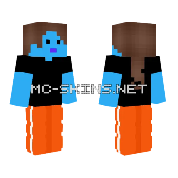 Neelie Ember Co Fit Minecraft skin, front and back