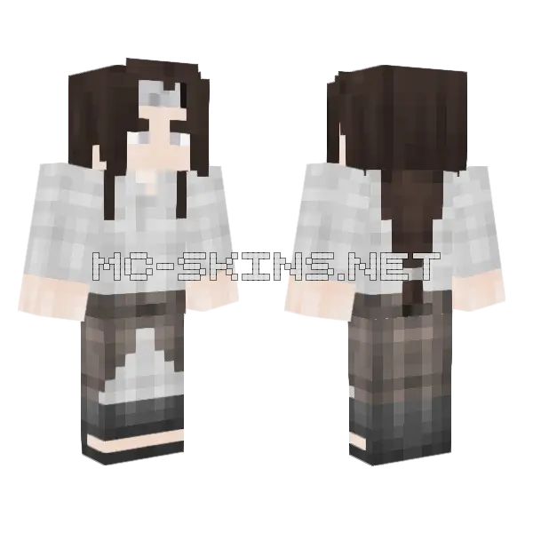 Neji 1 Minecraft skin, front and back