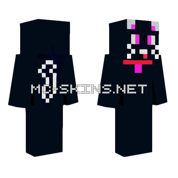 Neko2 Minecraft skin, front and back
