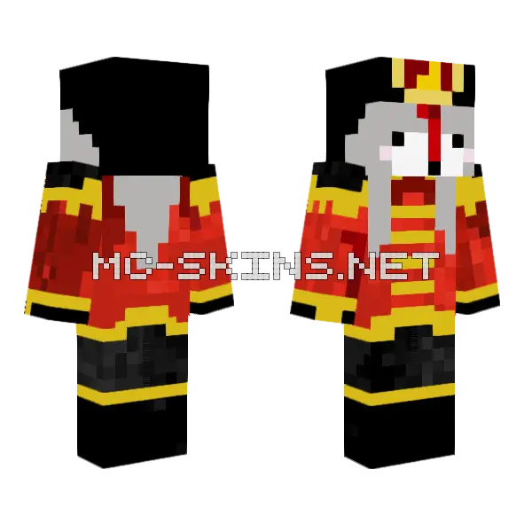 Nens Supa Cyute OC Minecraft skin, front and back
