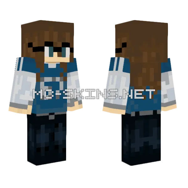 Nerdy Masc 67 Shirt Minecraft skin, front and back
