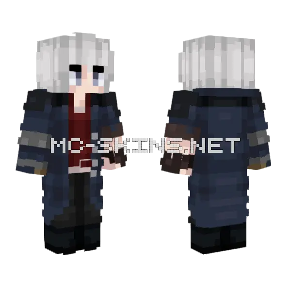 Nero Minecraft skin, front and back