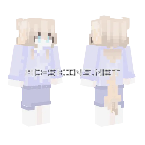 Nery Caosduo Minecraft skin, front and back